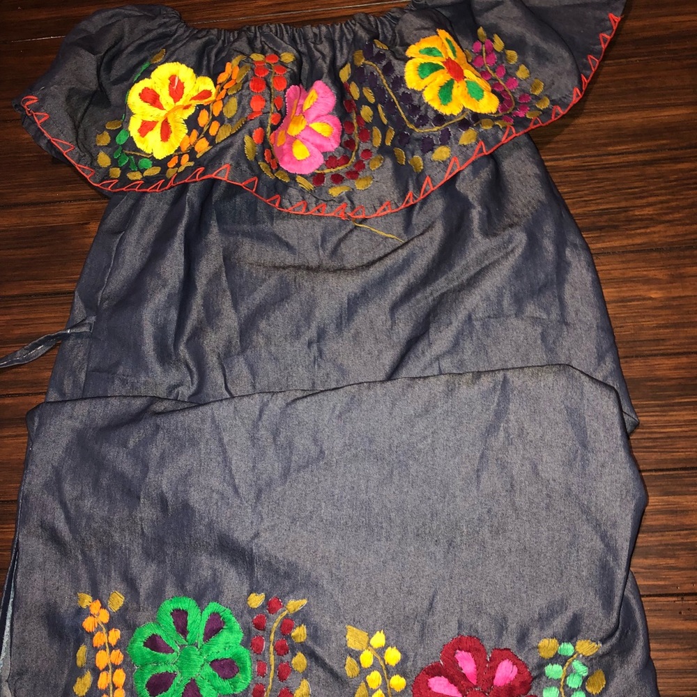 100% authentic Mexican dress, hand made